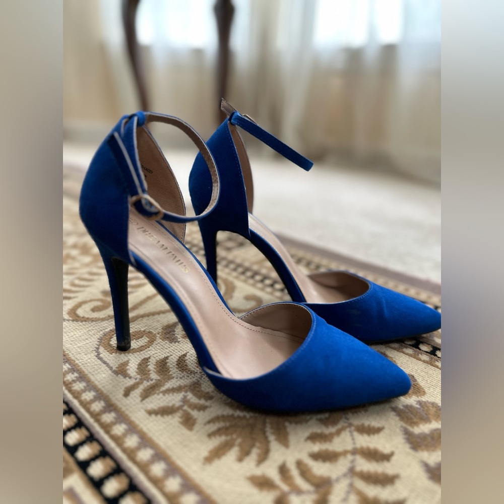 Ankle Strap High Heel Pointed Toe Stiletto